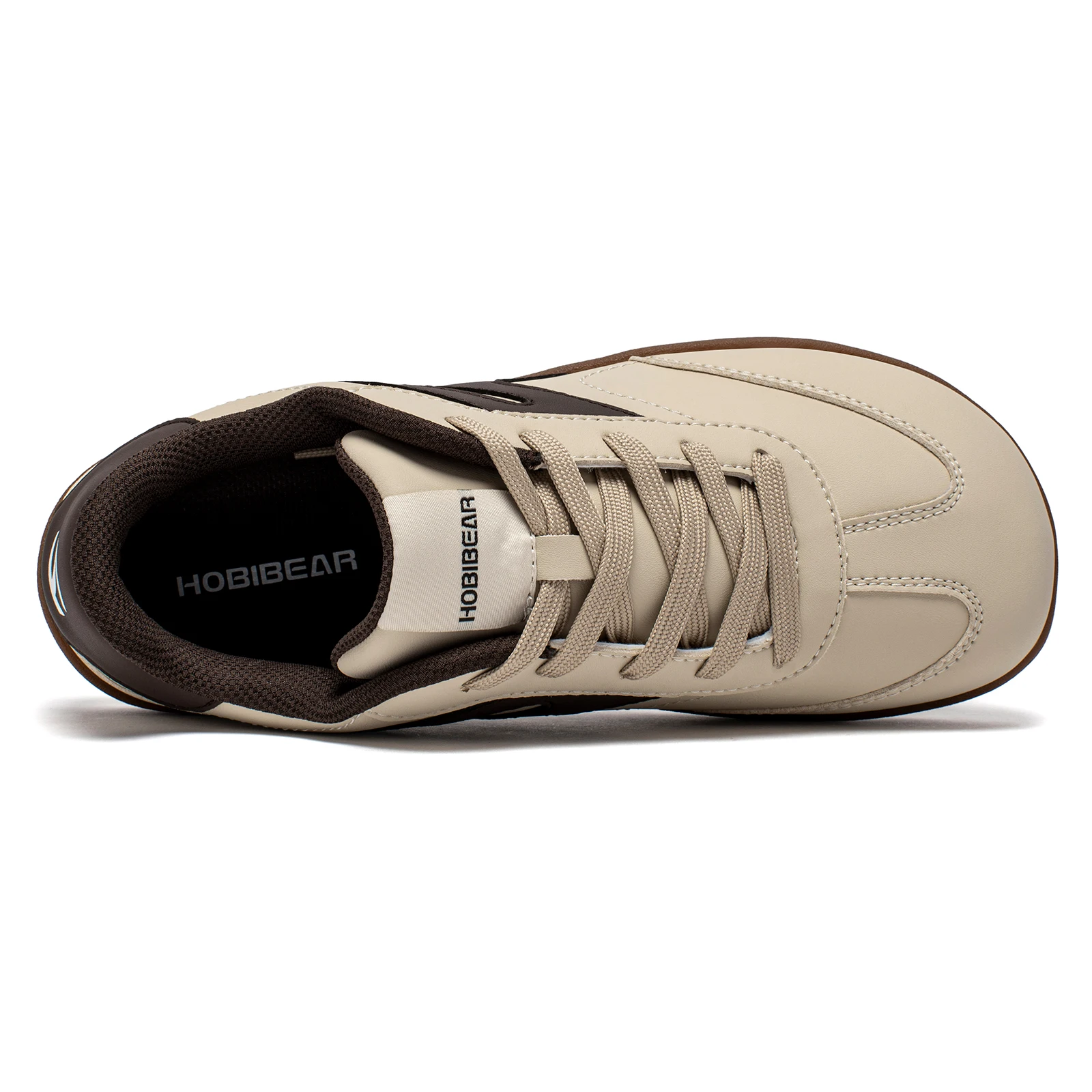 HOBIBEAR Wide Toe Shoes Unisex Artificial Leather Barefoot Sneakers Casual Retro Zero Drop Shoes for Women Men - Image 3