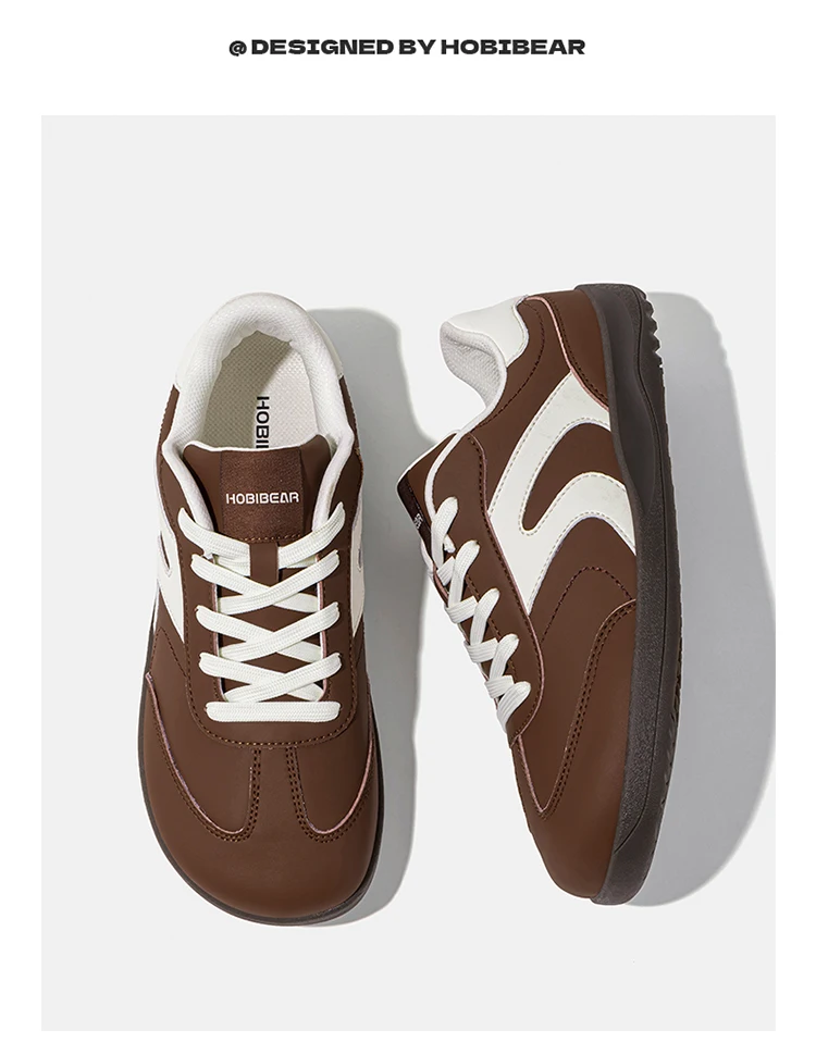 HOBIBEAR Wide Toe Shoes Unisex Artificial Leather Barefoot Sneakers Casual Retro Zero Drop Shoes for Women Men HOBIBEAR Wide Toe Shoes Unisex Artificial Leather Barefoot Sneakers Casual Retro Zero Drop Shoes for Women Men
