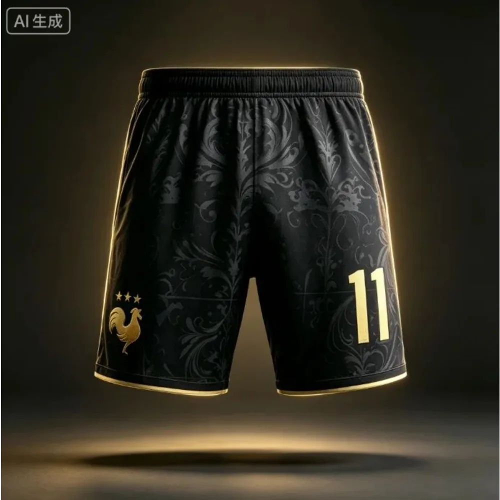 2026 New France Style 3D All Over Black Printed Shorts Summer Breathable Quick Dry Casual Outdoor Sports Short Pants for Unisex 2026 New France Style 3D All Over Black Printed Shorts Summer Breathable Quick Dry Casual Outdoor Sports Short Pants for Unisex