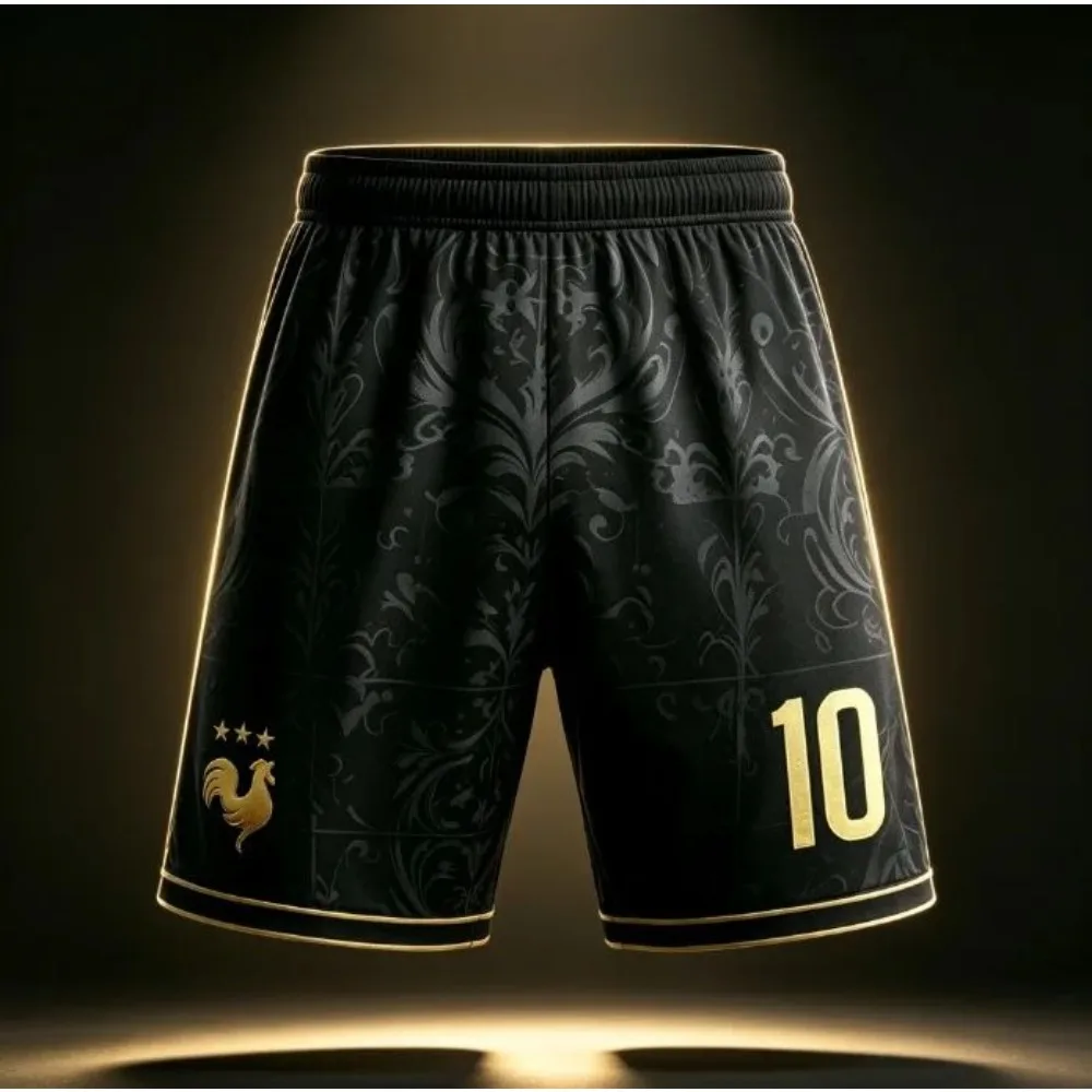 2026 New France Style 3D All Over Black Printed Shorts Summer Breathable Quick Dry Casual Outdoor Sports Short Pants for Unisex 2026 New France Style 3D All Over Black Printed Shorts Summer Breathable Quick Dry Casual Outdoor Sports Short Pants for Unisex