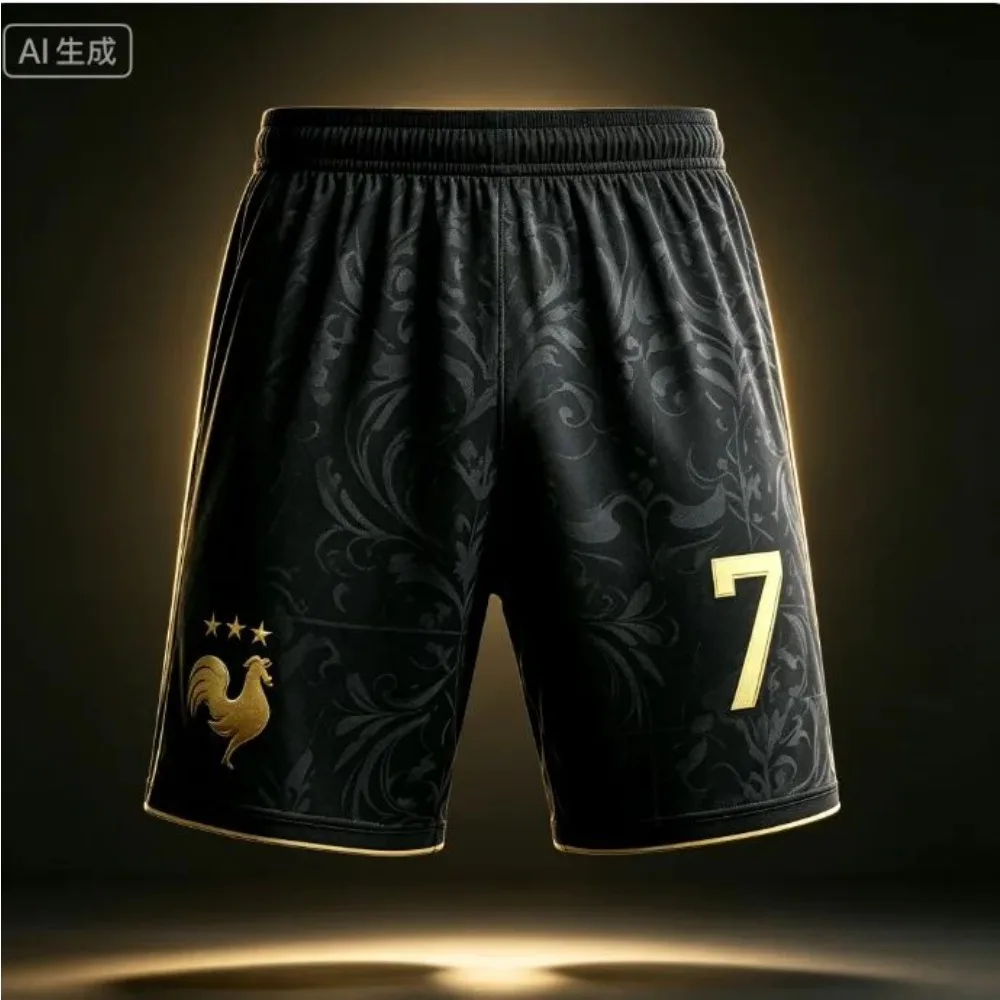 2026 New France Style 3D All Over Black Printed Shorts Summer Breathable Quick Dry Casual Outdoor Sports Short Pants for Unisex 2026 New France Style 3D All Over Black Printed Shorts Summer Breathable Quick Dry Casual Outdoor Sports Short Pants for Unisex