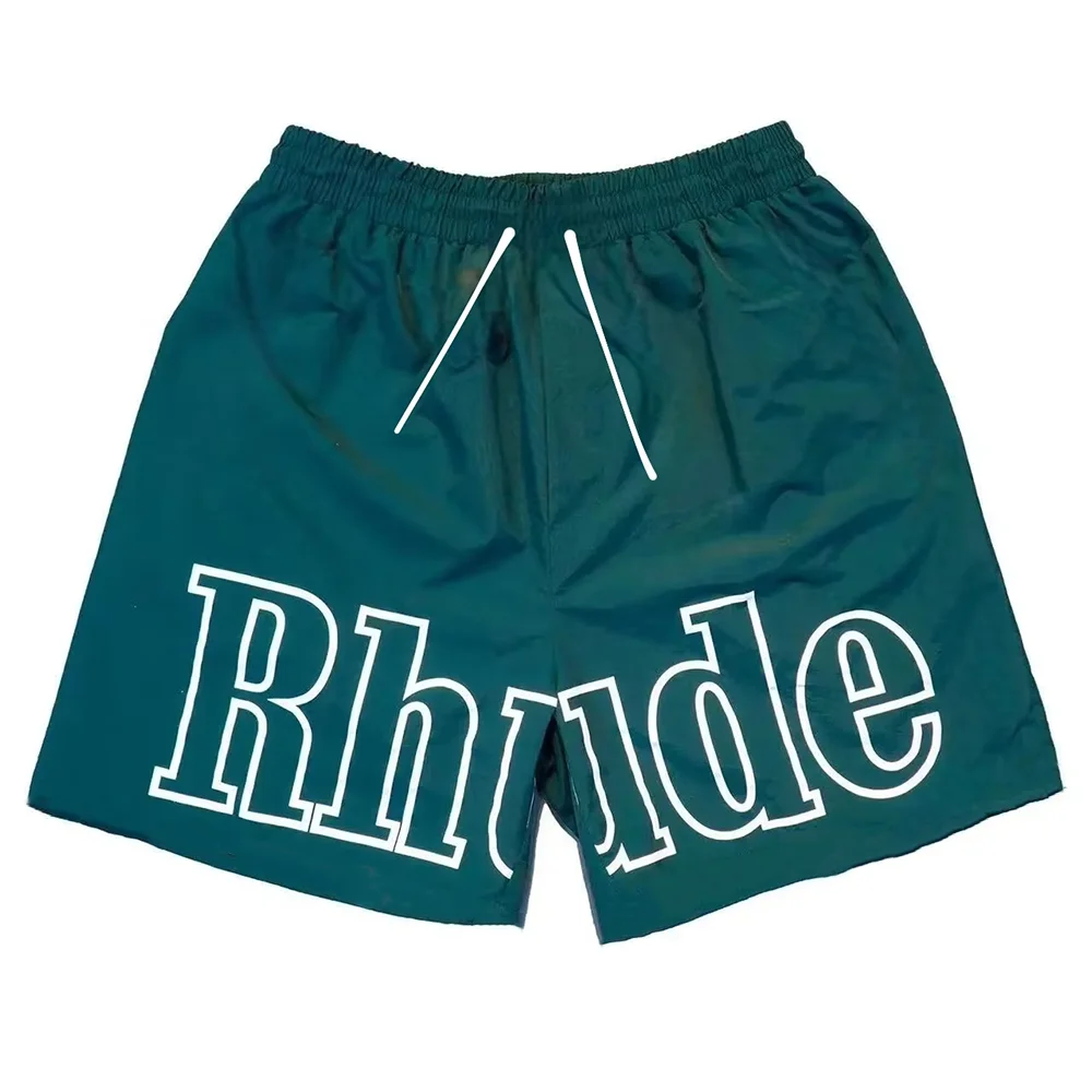 Unisex High Street Trend Rhude Casual Fashion Shorts Hip-hop Men Women Loose Breathable Quick Drying Sports Shorts for All Age