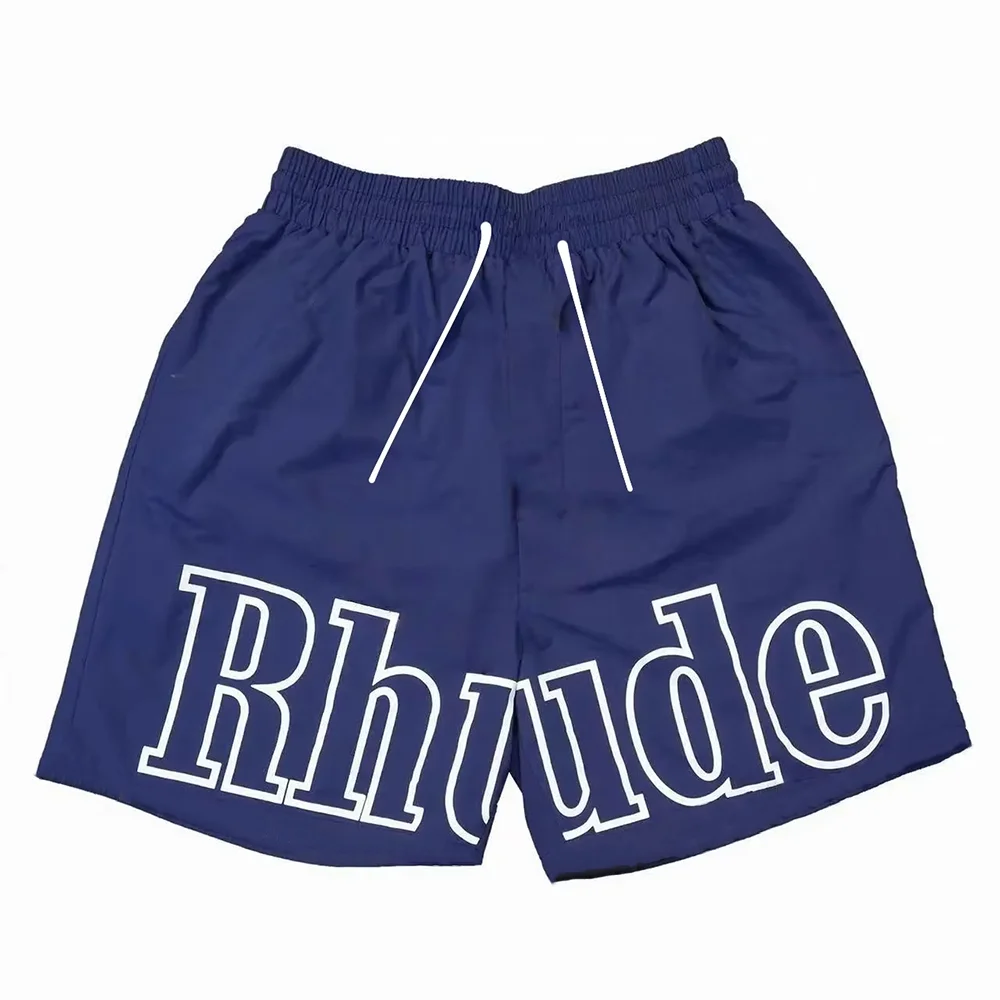 Unisex High Street Trend Rhude Casual Fashion Shorts Hip-hop Men Women Loose Breathable Quick Drying Sports Shorts for All Age