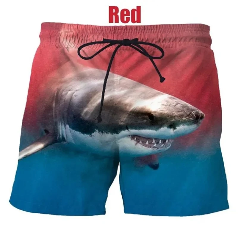 New Summer Big Movie 3D Printing Jaws Shorts Unisex Casual Beach Short Pants Swim Trunks Shark Shorts Beach Shorts Ropa Hombre