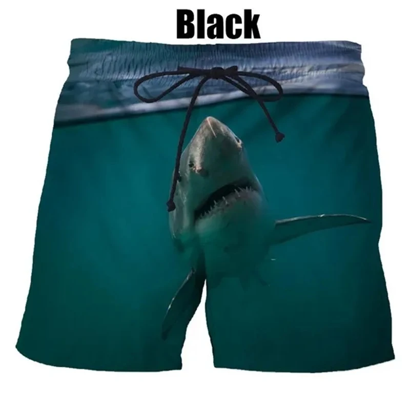 New Summer Big Movie 3D Printing Jaws Shorts Unisex Casual Beach Short Pants Swim Trunks Shark Shorts Beach Shorts Ropa Hombre