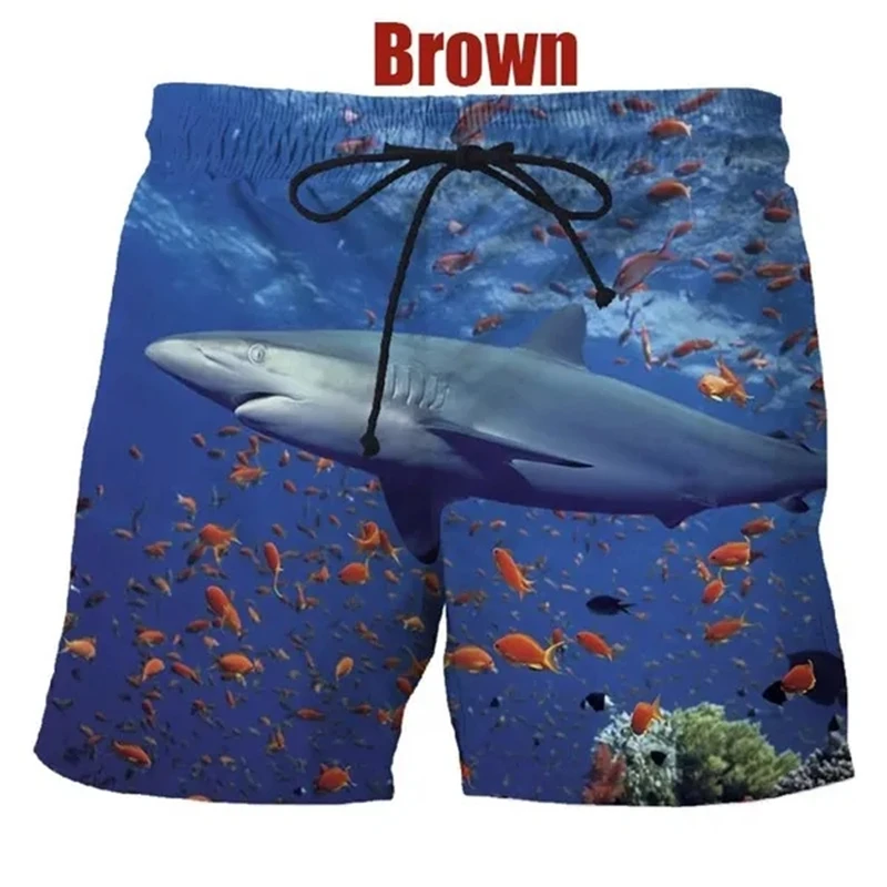 New Summer Big Movie 3D Printing Jaws Shorts Unisex Casual Beach Short Pants Swim Trunks Shark Shorts Beach Shorts Ropa Hombre