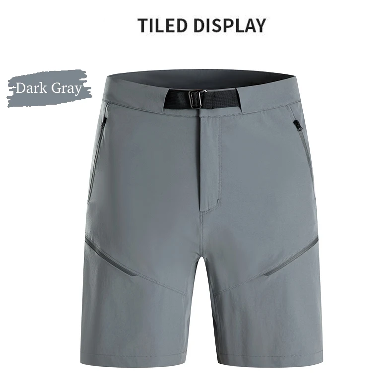 JNLN Men's Women's Summer Hiking Shorts Outdoor Stretch Quick Dry Shorts Unisex For Camping Trekking Climbing Running Oversize