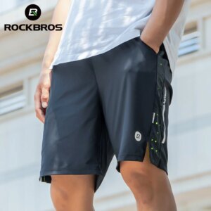 ROCKBROS Sports Shorts Breathable Running Shorts Unisex Summer Quick-drying Casual Spandex Jogging Fitness Trousers