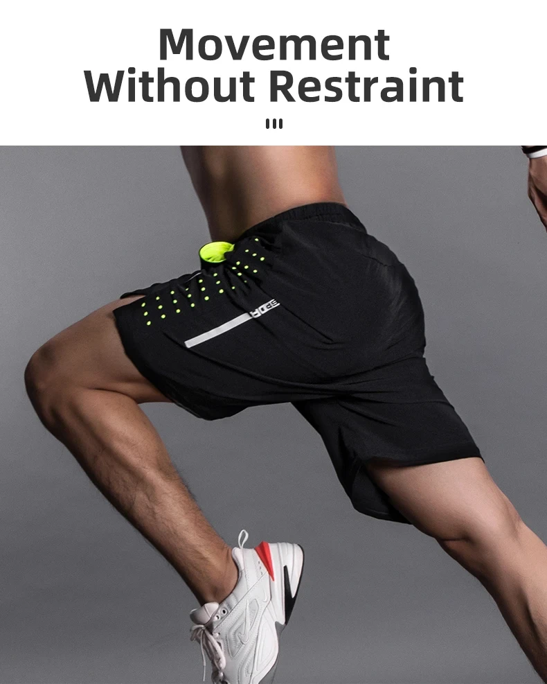 ROCKBROS Sports Shorts Breathable Running Shorts Unisex Summer Quick-drying Casual Spandex Jogging Fitness Trousers ROCKBROS Sports Shorts Breathable Running Shorts Unisex Summer Quick-drying Casual Spandex Jogging Fitness Trousers