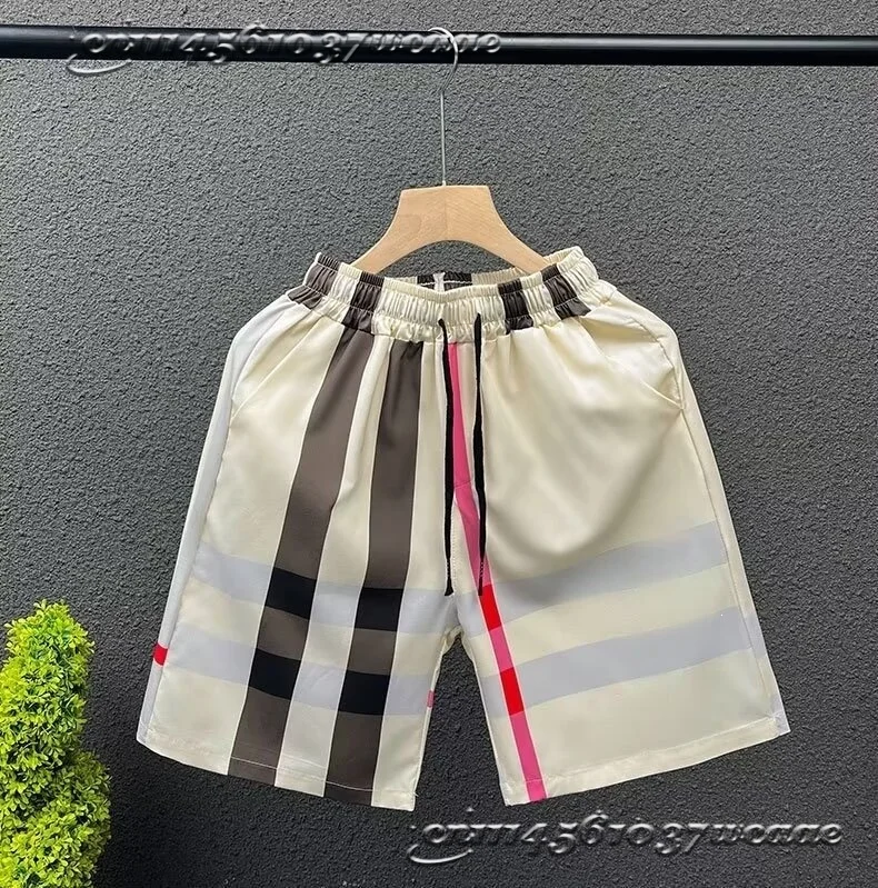 Unisex 2026 New Hot Sale Universal Casual Shorts British Vertical Color Plaid Breathable Beach Shorts Loose Sports Shorts Unisex 2026 New Hot Sale Universal Casual Shorts British Vertical Color Plaid Breathable Beach Shorts Loose Sports Shorts