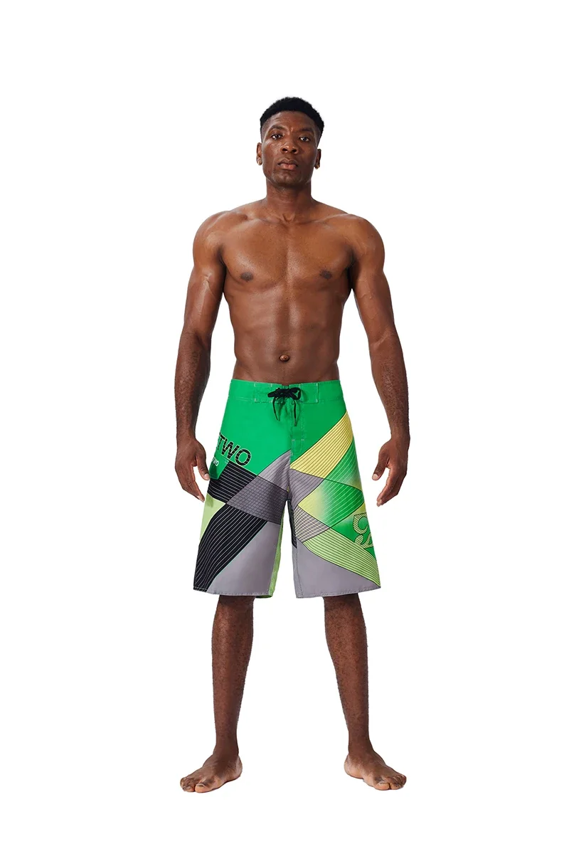 30-44size Summer men shorts casual breathable jogging fitness pants loose printed board shorts surf beach pants swimming trunks