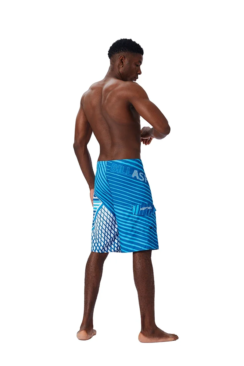 30-44size Summer men shorts casual breathable jogging fitness pants loose printed board shorts surf beach pants swimming trunks