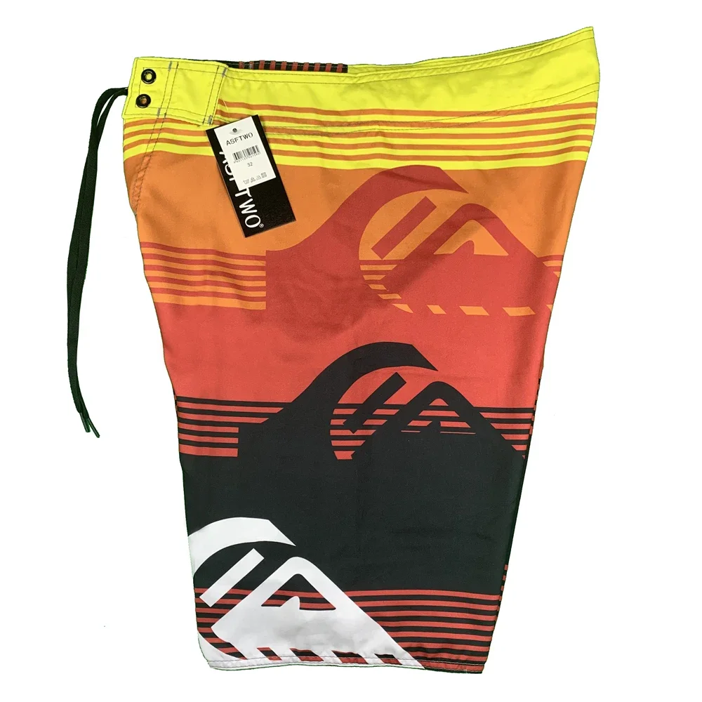 30-44size Summer men shorts casual breathable jogging fitness pants loose printed board shorts surf beach pants swimming trunks