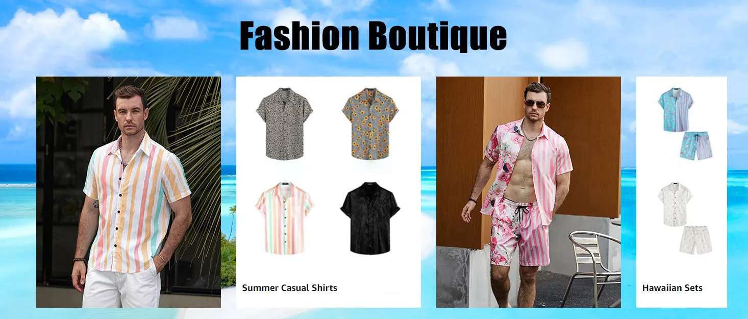 Men's New Hawaiian Short-Sleeved Shirt Shorts Set Summer Daily Travel Shirt Beach Casual Drawstring Shorts Jungle Print Set Men's New Hawaiian Short-Sleeved Shirt Shorts Set Summer Daily Travel Shirt Beach Casual Drawstring Shorts Jungle Print Set