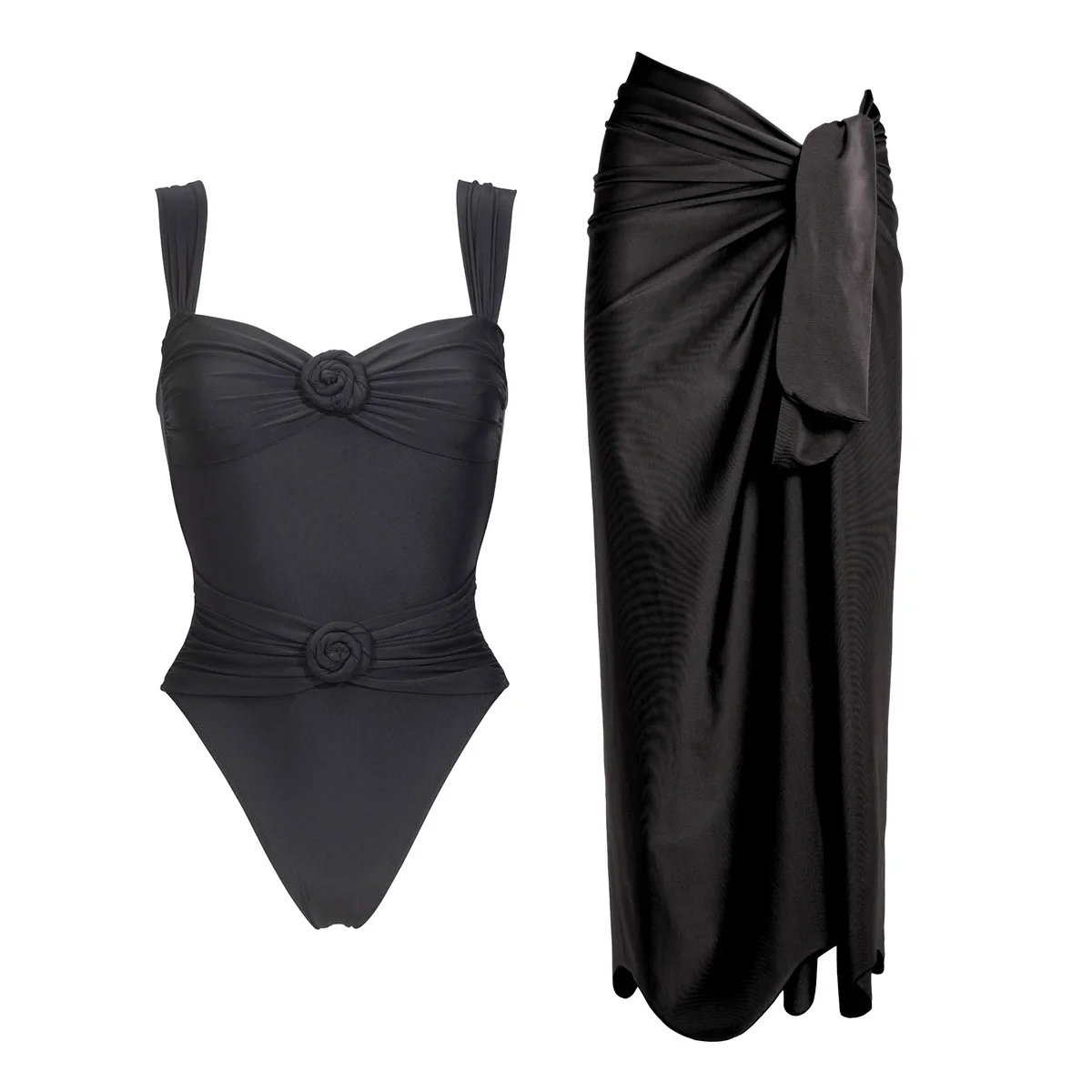 New 2PC Swimsuit Bandeau Biquini Sexy Bikini Women Swimwear Push Up Bathing Suits Female Long Skirt Beachwear New 2PC Swimsuit Bandeau Biquini Sexy Bikini Women Swimwear Push Up Bathing Suits Female Long Skirt Beachwear