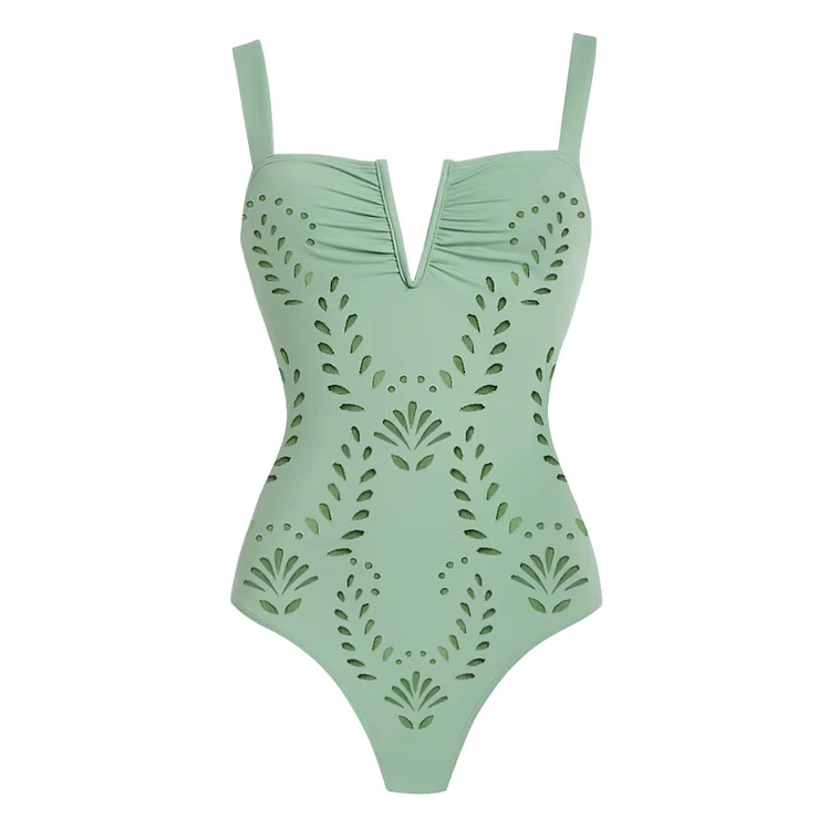 Flaxmaker 2025 Women Swimsuit And Skirts Summer White Hollow Out One Piece Swimwear Femme Sexy Deep V Neck Beachwear Sets Flaxmaker 2025 Women Swimsuit And Skirts Summer White Hollow Out One Piece Swimwear Femme Sexy Deep V Neck Beachwear Sets