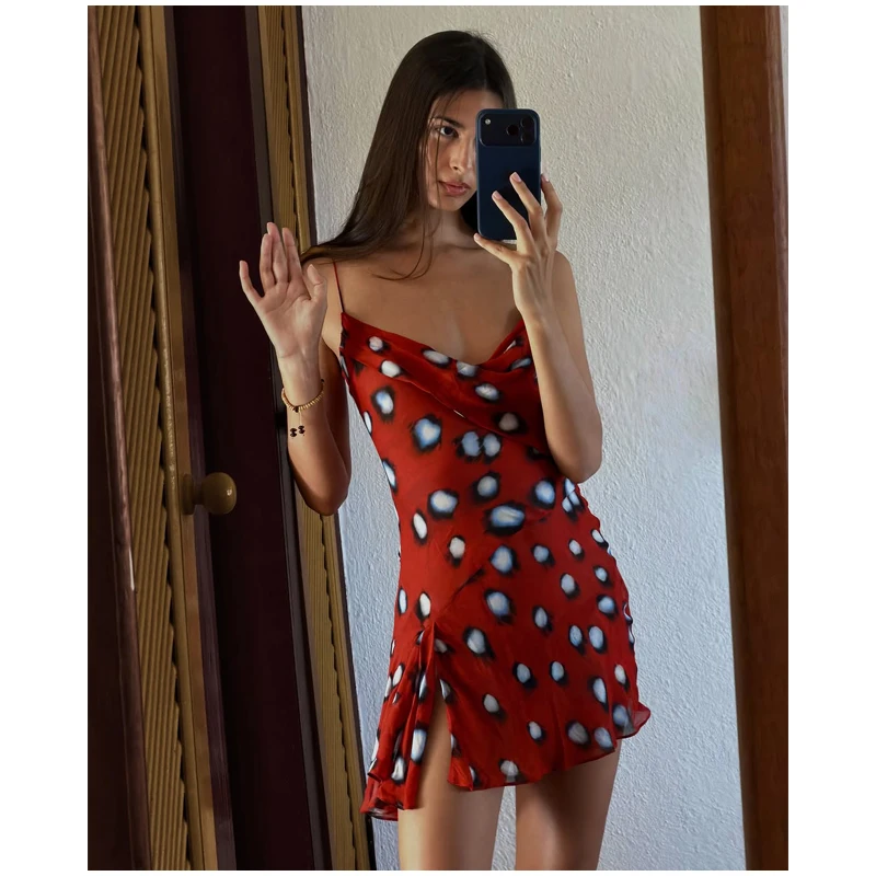 Trendy Slip Dress Animal Print V-neck Ruched Drawstring Sexy Maxi Women Dresses Beach Vacation Stylish Retro Summer Party Outfit Trendy Slip Dress Animal Print V-neck Ruched Drawstring Sexy Maxi Women Dresses Beach Vacation Stylish Retro Summer Party Outfit