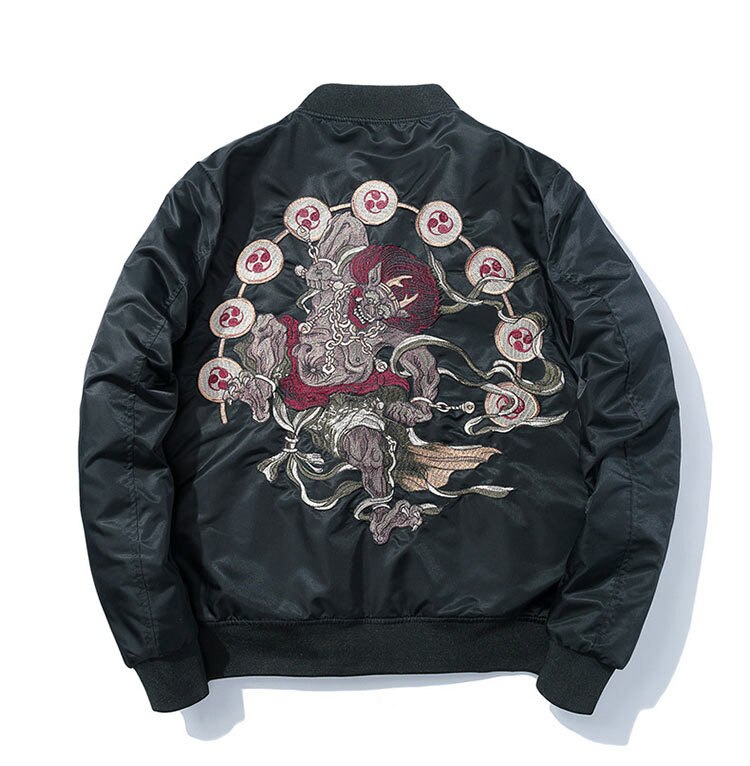 Men's Embroidered Bomber Jacket Men's Embroidered Bomber Jacket