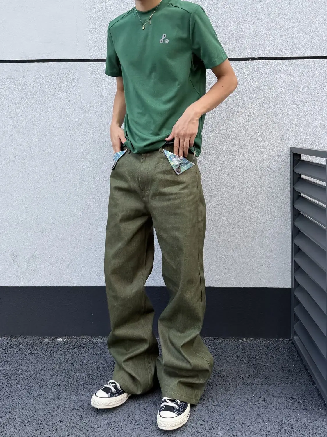 Men's Retro Green Casual 90s Pants High Waist Straight Unisex Trousers Summer Street Boy Bottom Male Wide Legs Sweatpants Men's Retro Green Casual 90s Pants High Waist Straight Unisex Trousers Summer Street Boy Bottom Male Wide Legs Sweatpants