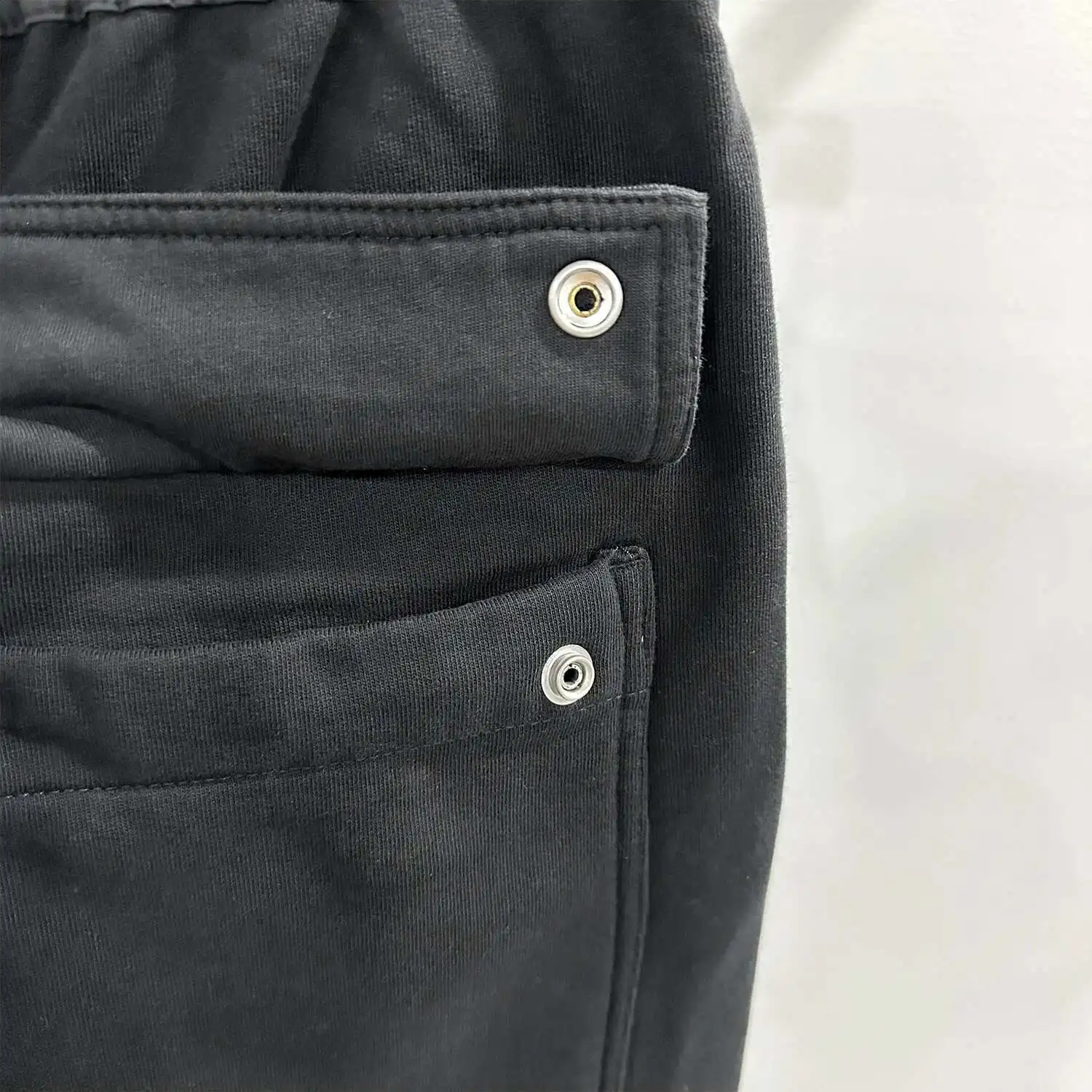 PFNW High Quality Unisex Zipper Design Drawstring Elastic High Waist Loose Wide Leg Trailing Sweatpants Causal Trousers 28W5550