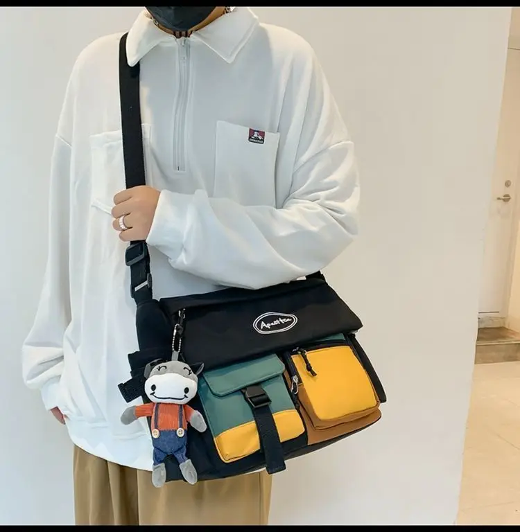 Waterproof Nylon Women Messenger Bag Fashion Youth Men Ladies Fashion Shoulder Bag Student Female Crossbody Bags Satchels Pouch Waterproof Nylon Women Messenger Bag Fashion Youth Men Ladies Fashion Shoulder Bag Student Female Crossbody Bags Satchels Pouch
