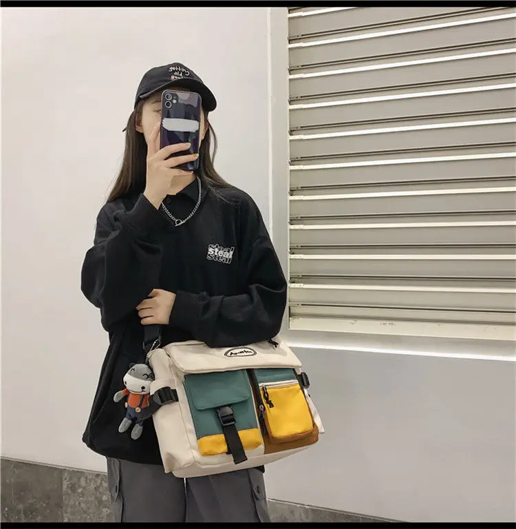 Waterproof Nylon Women Messenger Bag Fashion Youth Men Ladies Fashion Shoulder Bag Student Female Crossbody Bags Satchels Pouch Waterproof Nylon Women Messenger Bag Fashion Youth Men Ladies Fashion Shoulder Bag Student Female Crossbody Bags Satchels Pouch