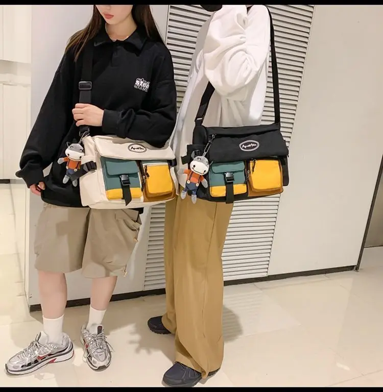 Waterproof Nylon Women Messenger Bag Fashion Youth Men Ladies Fashion Shoulder Bag Student Female Crossbody Bags Satchels Pouch Waterproof Nylon Women Messenger Bag Fashion Youth Men Ladies Fashion Shoulder Bag Student Female Crossbody Bags Satchels Pouch