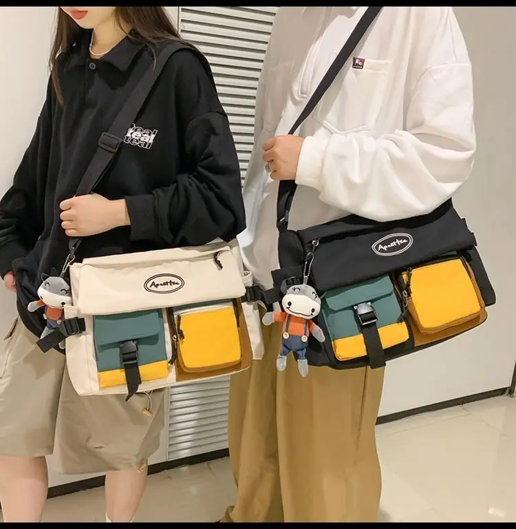 Waterproof Nylon Women Messenger Bag Fashion Youth Men Ladies Fashion Shoulder Bag Student Female Crossbody Bags Satchels Pouch Waterproof Nylon Women Messenger Bag Fashion Youth Men Ladies Fashion Shoulder Bag Student Female Crossbody Bags Satchels Pouch