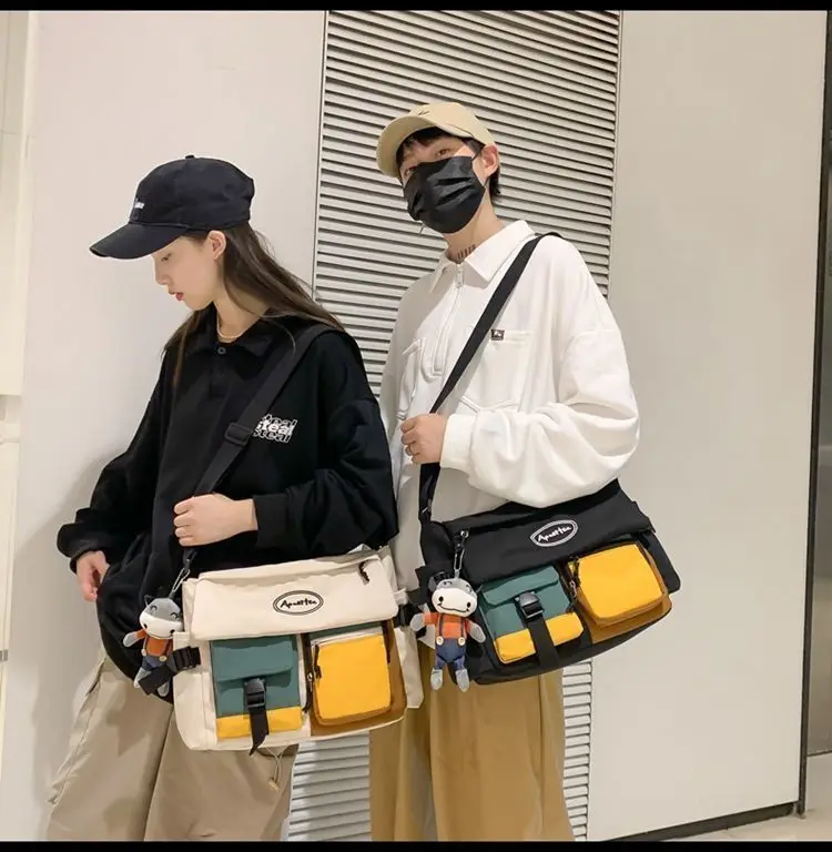 Waterproof Nylon Women Messenger Bag Fashion Youth Men Ladies Fashion Shoulder Bag Student Female Crossbody Bags Satchels Pouch Waterproof Nylon Women Messenger Bag Fashion Youth Men Ladies Fashion Shoulder Bag Student Female Crossbody Bags Satchels Pouch