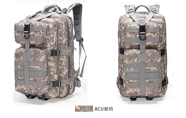 35L Men Women Survival Outdoor Backpack Trekking Sport Travel Rucksacks Camping Hiking Fishing Bags Tactical Backpack Hunting