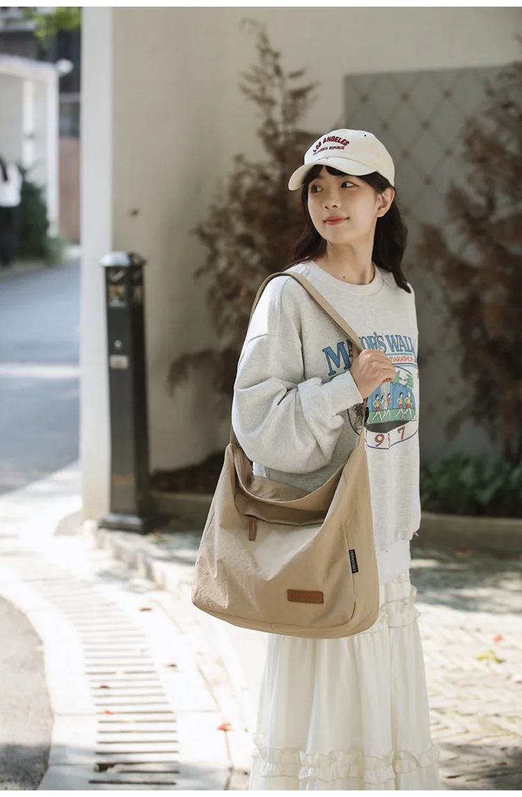 Japanese Women Men Shoulder Crossbody Bag Large Canvas Messenger Bags for Student 2024 Brand Book Bags Female Handbag Satchels Japanese Women Men Shoulder Crossbody Bag Large Canvas Messenger Bags for Student 2024 Brand Book Bags Female Handbag Satchels