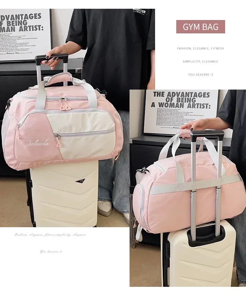 Large Capacity Outdoor Travel Luggage Bag Shoulder Handbag Gym Sports Bags Men Women Waterproof Fitness Training Backpacks