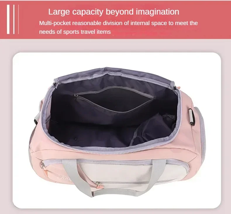 Large Capacity Outdoor Travel Luggage Bag Shoulder Handbag Gym Sports Bags Men Women Waterproof Fitness Training Backpacks