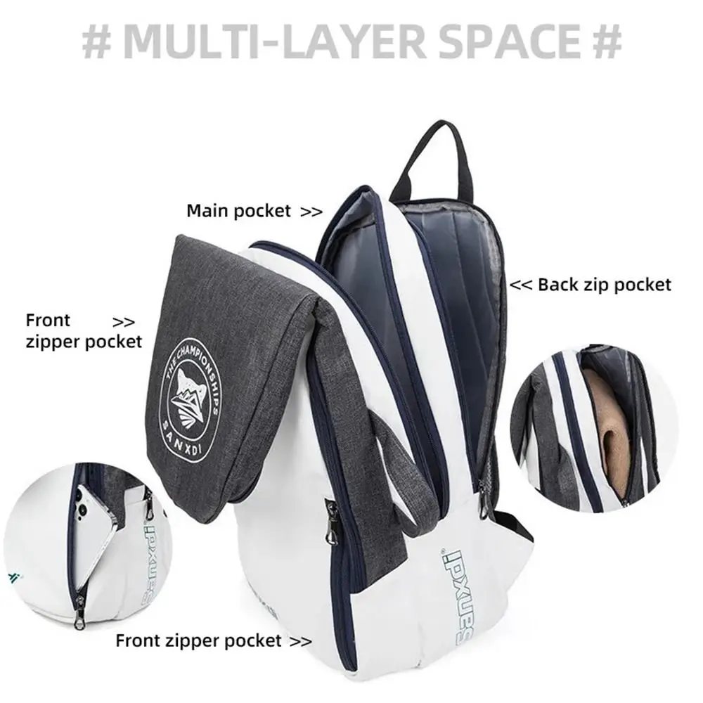 Foldable Tennis Paddle Backpack creative Handbag Badminton Racket Bag Expandable Tear Resistant Sports Bags Unisex Foldable Tennis Paddle Backpack creative Handbag Badminton Racket Bag Expandable Tear Resistant Sports Bags Unisex