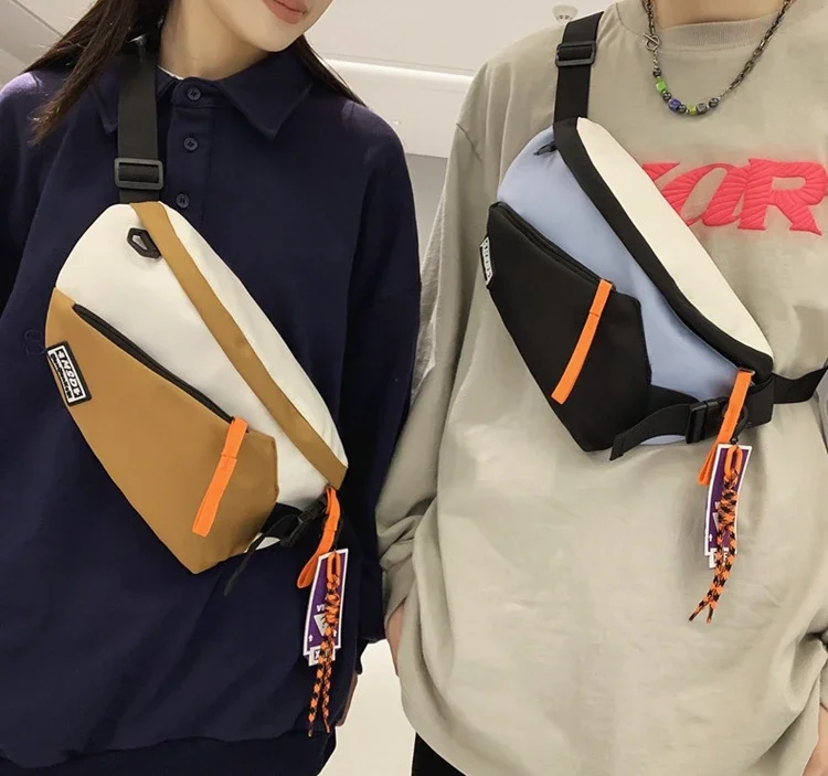 Chest Rig Bag Women Fanny Pack Streetwear Chest Bags Multi-function Unisex Nylon Hip Hop Waist Bag Phone Pocket Fanny Pack Men