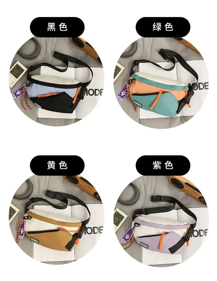 Chest Rig Bag Women Fanny Pack Streetwear Chest Bags Multi-function Unisex Nylon Hip Hop Waist Bag Phone Pocket Fanny Pack Men
