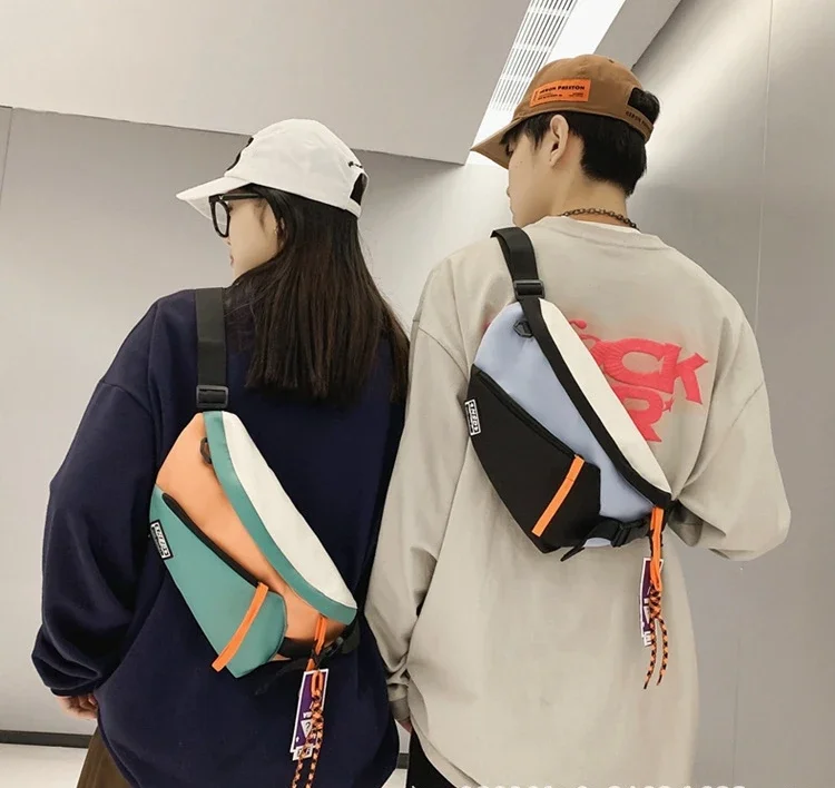 Chest Rig Bag Women Fanny Pack Streetwear Chest Bags Multi-function Unisex Nylon Hip Hop Waist Bag Phone Pocket Fanny Pack Men
