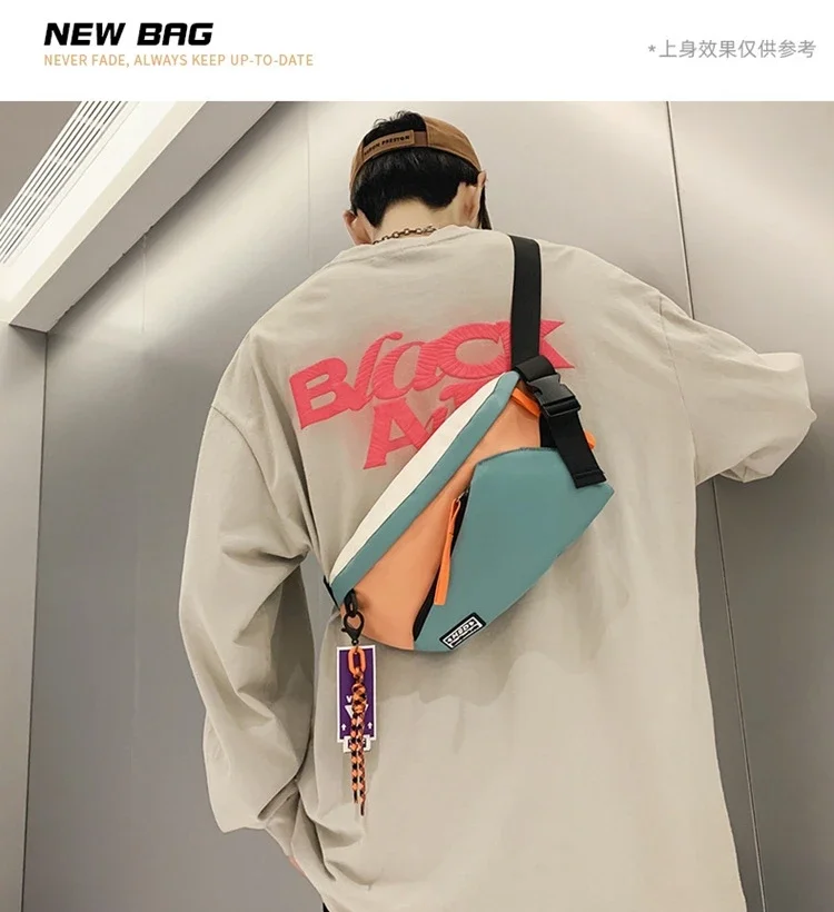 Chest Rig Bag Women Fanny Pack Streetwear Chest Bags Multi-function Unisex Nylon Hip Hop Waist Bag Phone Pocket Fanny Pack Men