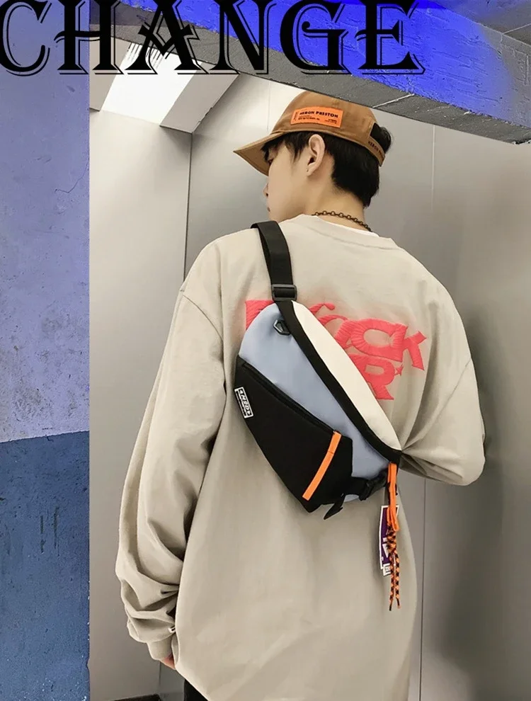 Chest Rig Bag Women Fanny Pack Streetwear Chest Bags Multi-function Unisex Nylon Hip Hop Waist Bag Phone Pocket Fanny Pack Men