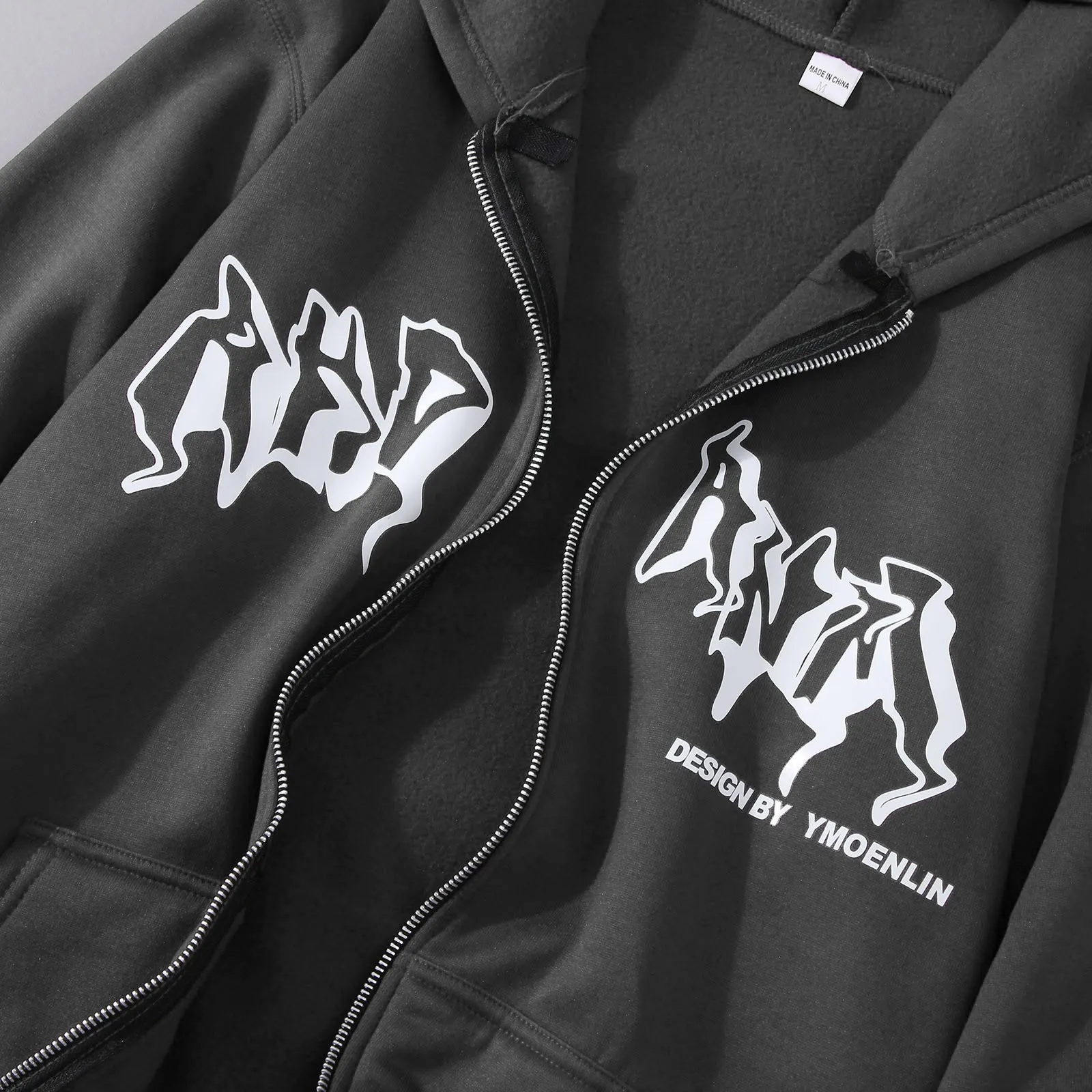 Jacket Zip Up Hoodies Hip Hop Sweatshirt Vintage Goth Print Hooded Jacket Street Fashion Unisex Drawstring Autumn Fleece Hoodie Jacket Zip Up Hoodies Hip Hop Sweatshirt Vintage Goth Print Hooded Jacket Street Fashion Unisex Drawstring Autumn Fleece Hoodie