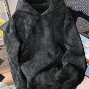 Unisex Vintage-Style Distressed Hoodie, Available in Multiple Colors