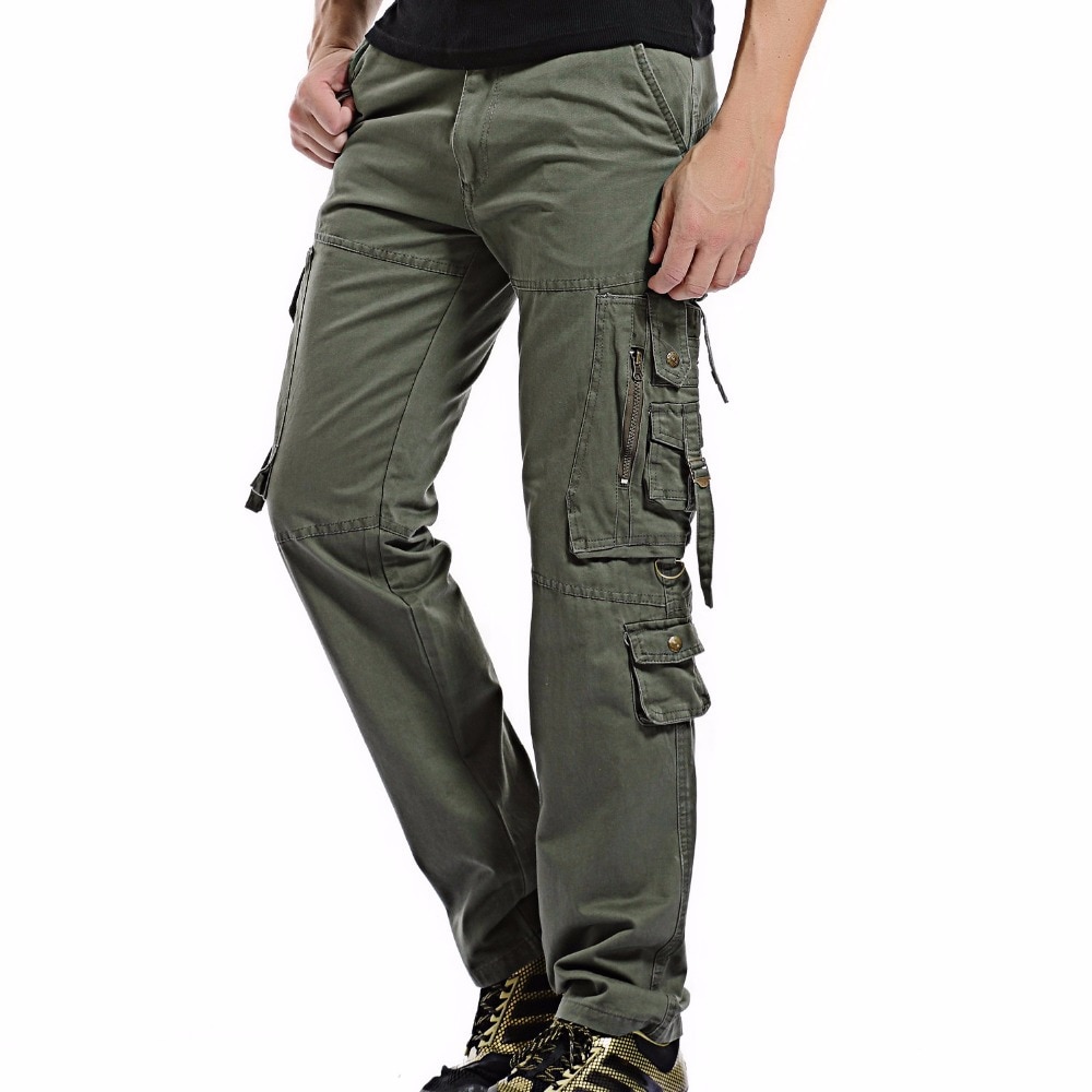 Men's Cargo Pants with Multi-Pocket - Image 3