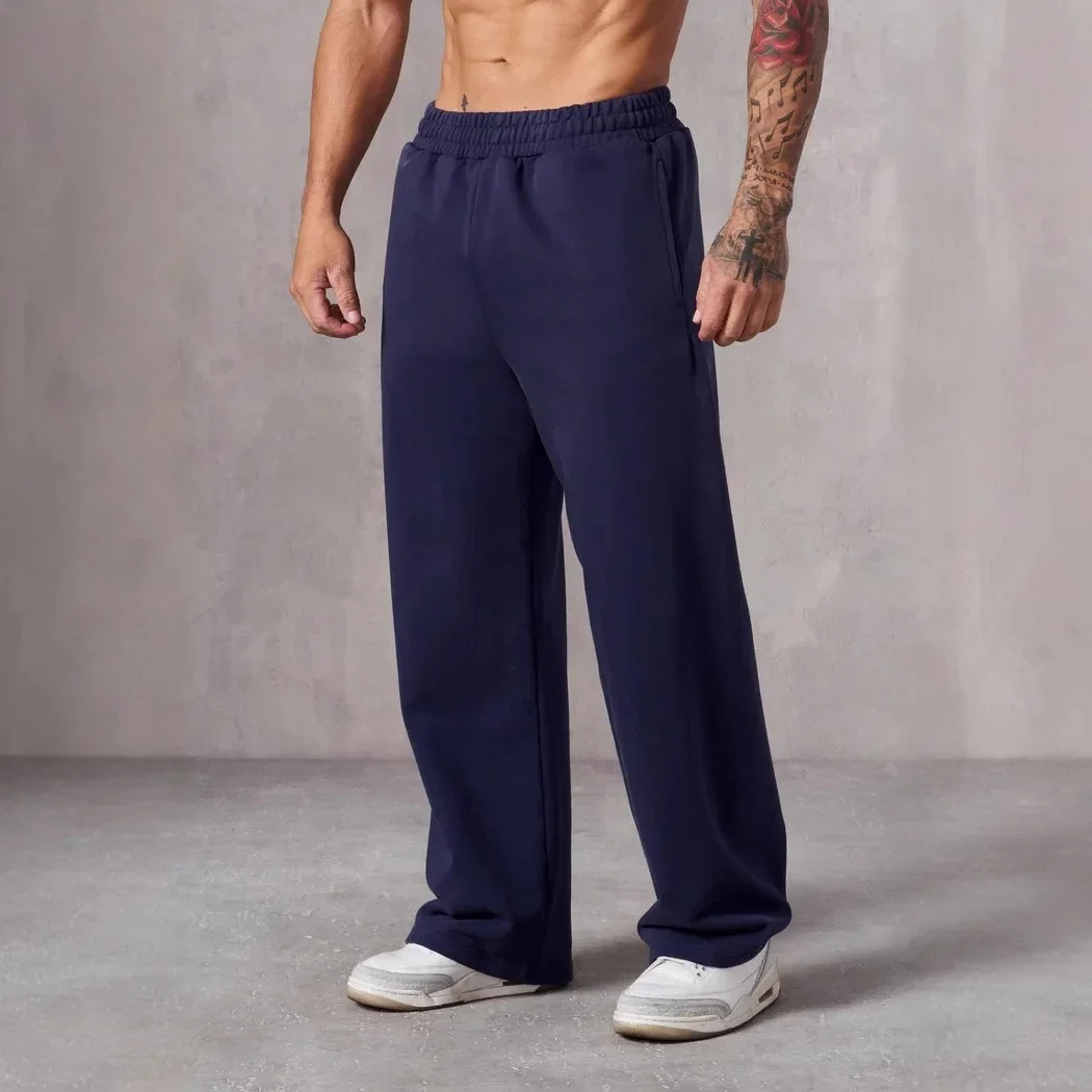 Couple Set Y2K Baggy Joggers Oversized Streetwear Pants Men Women Pure Color Cargo Pants for Running Workout
