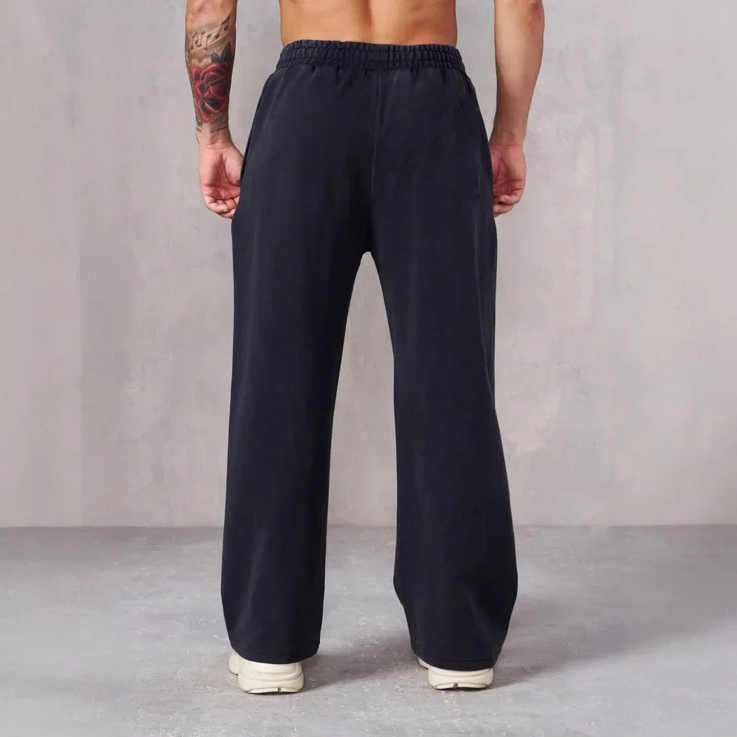 Couple Set Y2K Baggy Joggers Oversized Streetwear Pants Men Women Pure Color Cargo Pants for Running Workout
