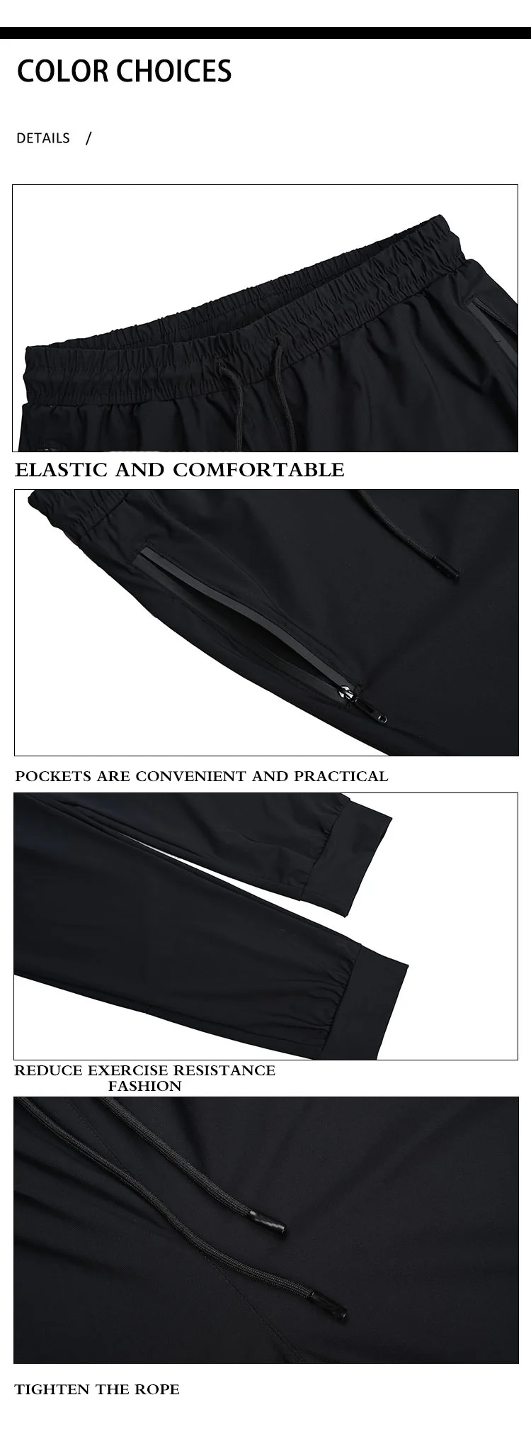 Sports Running Pants Men's Breathable Fitness Training Jogging Sweatpants Basketball Tennis Trousers Gyms Track Elastic Pants
