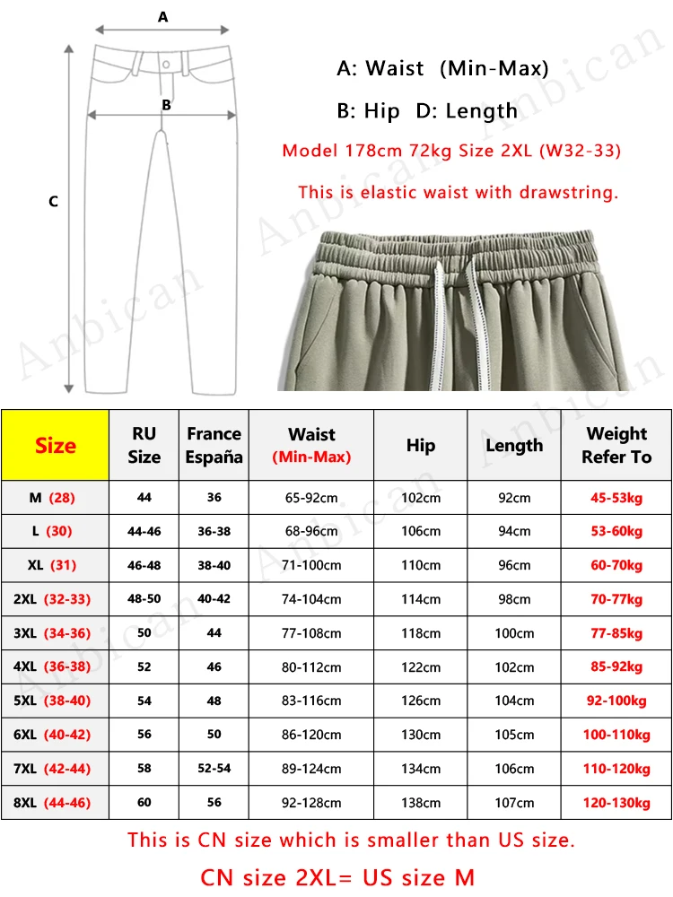 Men's Jogger Cotton/Polyester Sweatpants Big Size 8XL 7XL 6XL Sports Baggy Pants Sting Banding Hip Hop Loose Harem Trousers Men's Jogger Cotton/Polyester Sweatpants Big Size 8XL 7XL 6XL Sports Baggy Pants Sting Banding Hip Hop Loose Harem Trousers