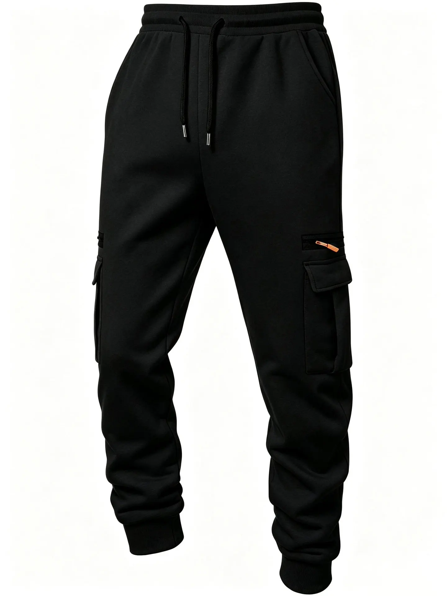 2026 Men's Joggers Pants Loose Drawstring Long Pants Men Zipper Multi-pocket Sweatpants Casual Cargo Trousers For Men Fitness 2026 Men's Joggers Pants Loose Drawstring Long Pants Men Zipper Multi-pocket Sweatpants Casual Cargo Trousers For Men Fitness