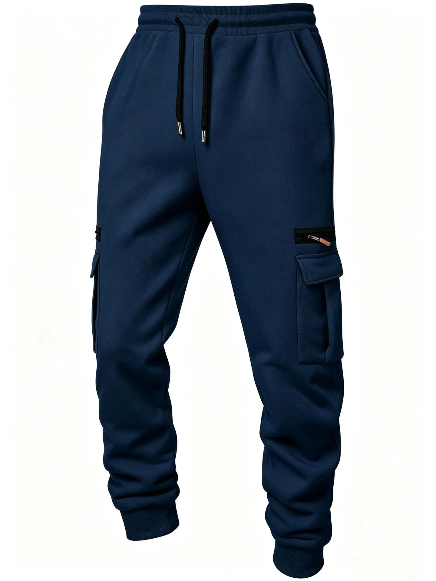 2026 Men's Joggers Pants Loose Drawstring Long Pants Men Zipper Multi-pocket Sweatpants Casual Cargo Trousers For Men Fitness 2026 Men's Joggers Pants Loose Drawstring Long Pants Men Zipper Multi-pocket Sweatpants Casual Cargo Trousers For Men Fitness