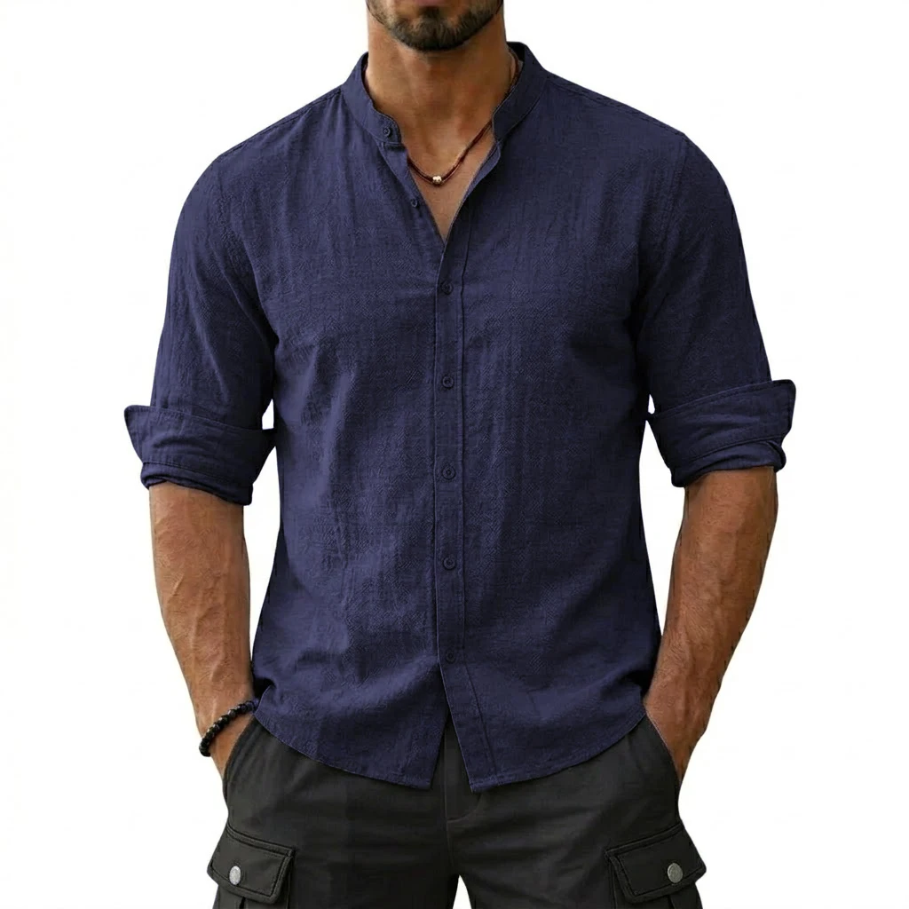 New Men's Cotton Linen Shirts for Men Casual Luxury Hawaiian Shirts Lightweight Long Sleeve Henley Beach Shirts T-Shirts for Men New Men's Cotton Linen Shirts for Men Casual Luxury Hawaiian Shirts Lightweight Long Sleeve Henley Beach Shirts T-Shirts for Men