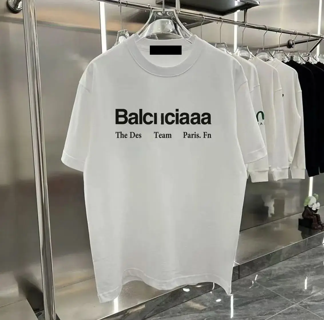 Wholesale Fashion Designer Cotton Casual T-shirt Men's Women's Short Sleeved Letter Printed High-quality 2026Summer Casual Style Wholesale Fashion Designer Cotton Casual T-shirt Men's Women's Short Sleeved Letter Printed High-quality 2026Summer Casual Style